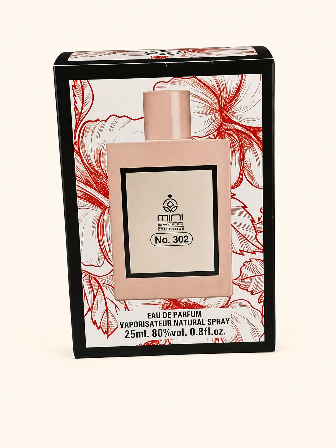Mini Brand Nº302 — Floral Branco Feminino
